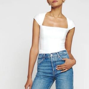 NWT Reformation ‘Cora’ Linen Top